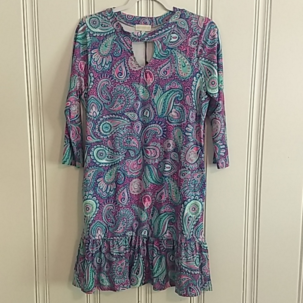 Simply Southern Classy Paisley Dress Small NEW